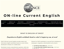 Tablet Screenshot of englishatonce.com